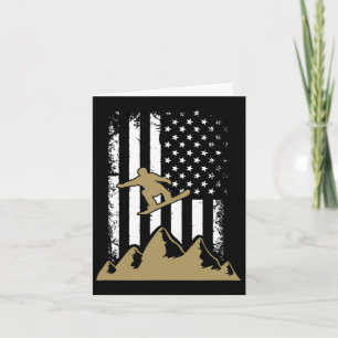 Snowboard Flag Winter Snowboarden Sport Ski Gesche Karte