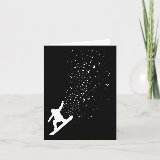 Snowboard Freestyle Snowboarder-Geschenk Karte (Vorderseite)