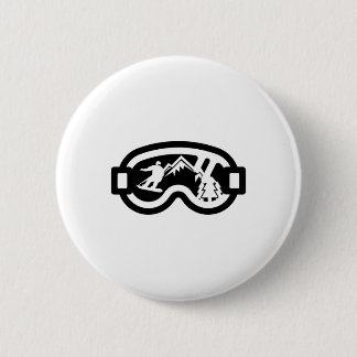 Snowboard Goggles Mountain Snowboarden Button
