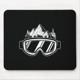Snowboard Goggles - Wintersports Competition Snowb Mousepad