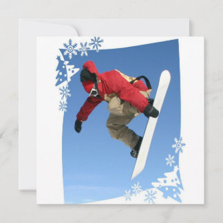 Snowboard Grab Einladung