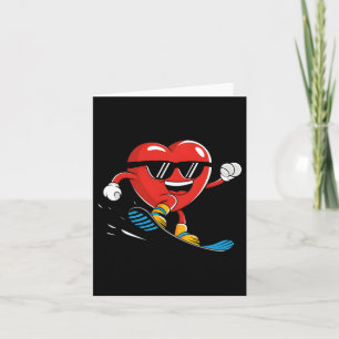 Snowboard Heart Snowboarden Valentinstag Boys G Karte
