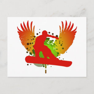 Snowboard : Hi-Fi : Postkarte