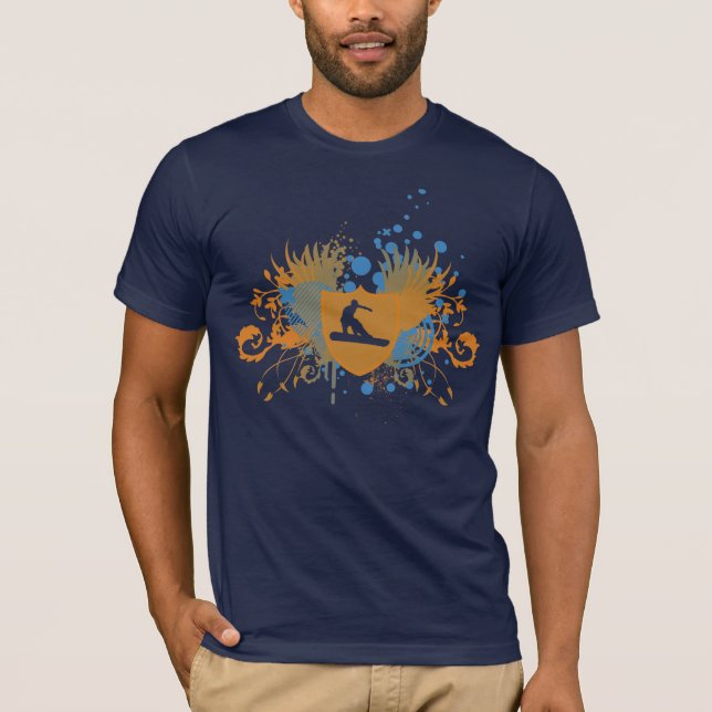 Snowboard. Hifi. v3. T-Shirt (Vorderseite)