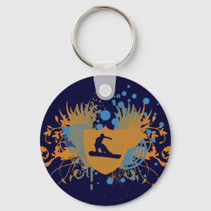 Snowboard. Hifi. v.3 Schlüsselanhänger