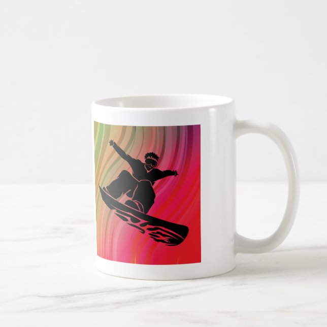 Snowboard Jump Tasse (Rechts)