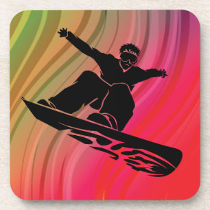Snowboard Jump Untersetzer