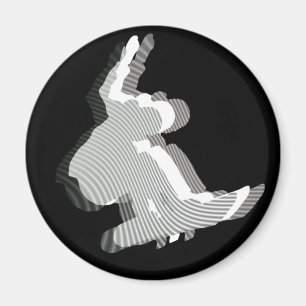 Snowboard-Logo-Entwurfs-Magnet Magnet