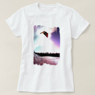 Snowboard-Luft-Damen-angepasster T - Shirt