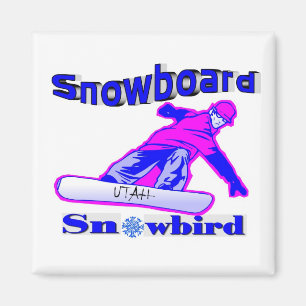 Snowboard Magnet
