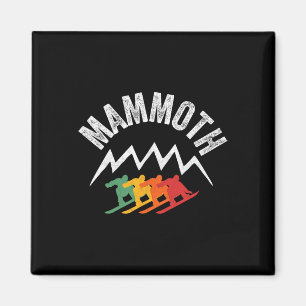 Snowboard Mammoon Lake Cool California Pro Snowboa Magnet