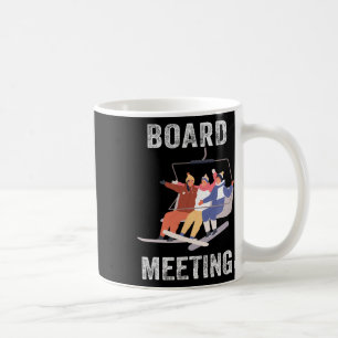 Snowboard Meeting Snowboarden Urlaub Skifahren für Kaffeetasse