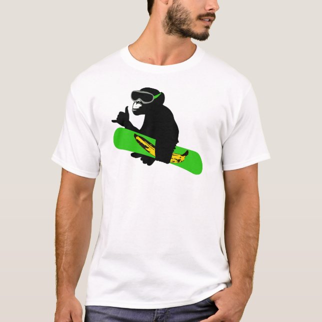 snowboard monkey T-Shirt (Vorderseite)