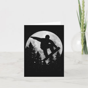 Snowboard Moon Snowboarden Wintersport Snowboarden Karte