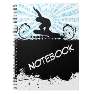 Snowboard-Notebook Notizblock