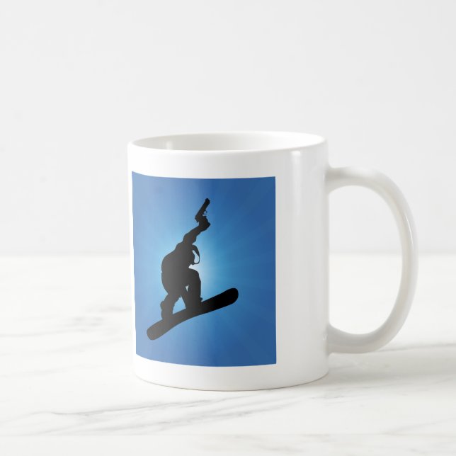 Snowboard Outlaw Kaffeetasse (Rechts)