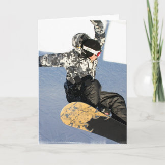 Snowboard-Produkteinführungs-Gruß-Karten Karte