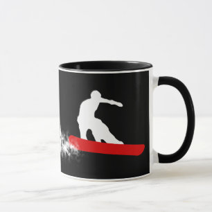 Snowboard: Pulverspur: Tasse