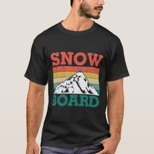 Snowboard Retro-Snowboard-Urlaub Skifahren Snowb T-Shirt
