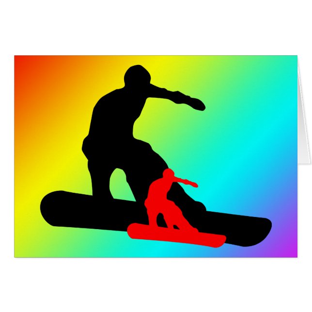 Snowboard: Schatten (Vorderseite (Horizontal))