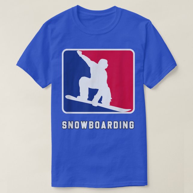Snowboard Schneeschuhski Snowboarde T-Shirt (Design vorne)