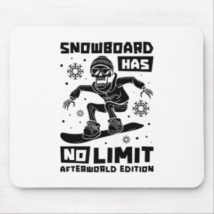 Snowboard Skelett Wintersport - Snowboarden Sn Mousepad