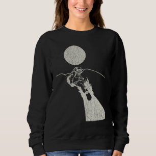Snowboard Ski Drifter Vintage Snowboarden Bergab Sweatshirt