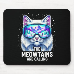 Snowboard-Ski-Skiing-Zubehör Skifahrer Skifahrerin Mousepad