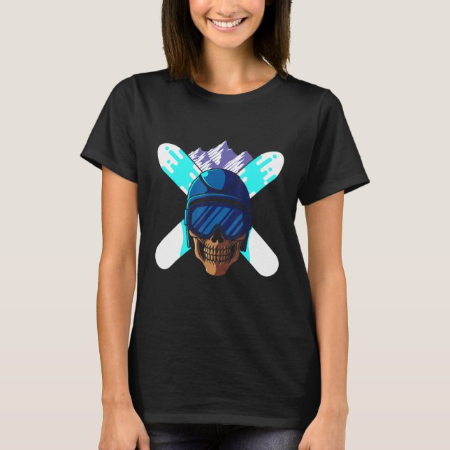 Snowboard Skull T-Shirt (Vorderseite)