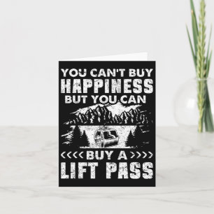 Snowboard Snowboard Ski Lift Vintag Sie können nic Karte