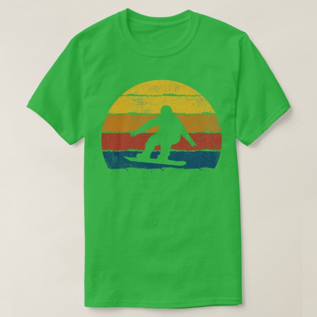 Snowboard Snowboard Snowboarder T-Shirt (Design vorne)