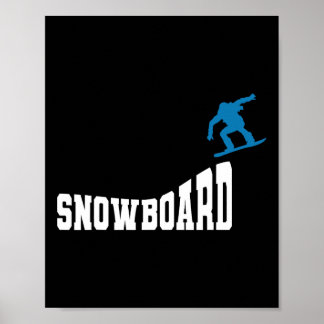 Snowboard Snowboard Vintag Retro Snowboard 2 Poster