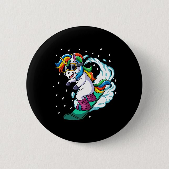 Snowboard Snowboarden 3 Button (Vorderseite)