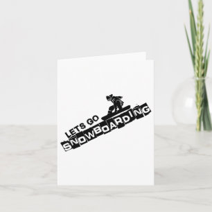 Snowboard Snowboarden - Snowboarden Karte