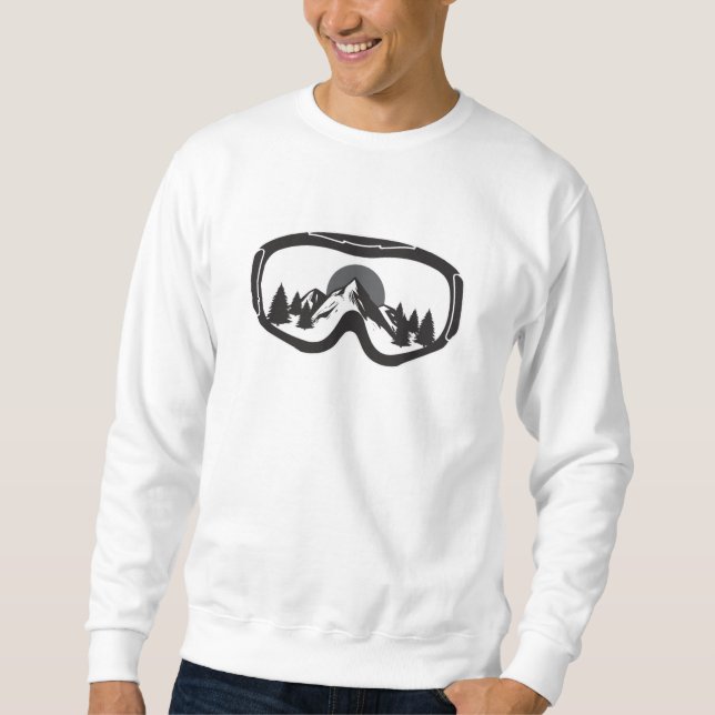 Snowboard Snowboarden Snowboarder Funny Gift Idee Sweatshirt (Vorderseite)
