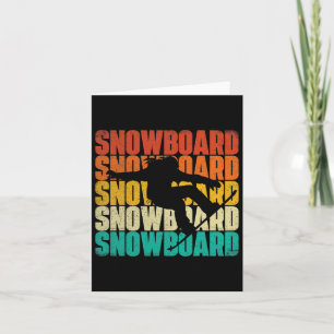 Snowboard - Snowboarden Snowboarder Inst Karte