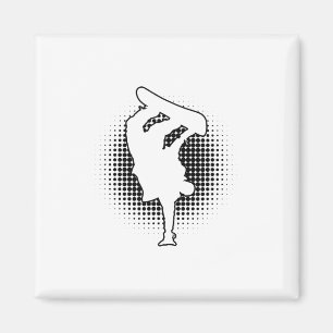 Snowboard Snowboarden Snowboarder Männer Magnet