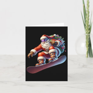 Snowboard Snowboarden Weihnachten Karte