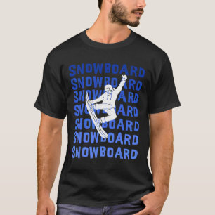 Snowboard Snowboarder Shredder Kinder Wintersport T-Shirt