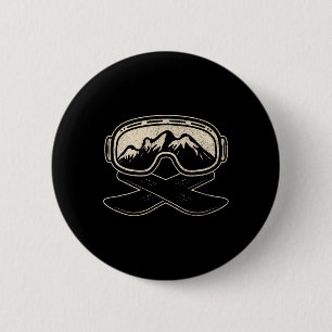 Snowboard Snowboarder Snowboarden Freestyle Mount Button
