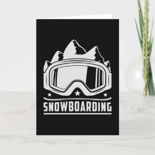 Snowboard Snowboarder Snowboarden Snow Funny Gesch Karte