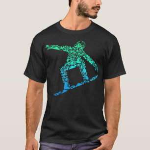 Snowboard Snowboarder Snowboarder Männer Jungen Ki T-Shirt