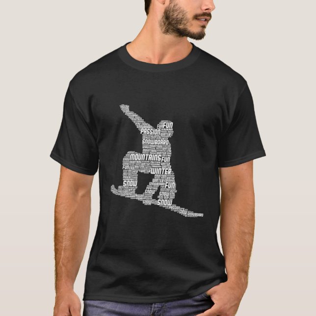 Snowboard Snowboarder Snowboarding  T-Shirt (Vorderseite)
