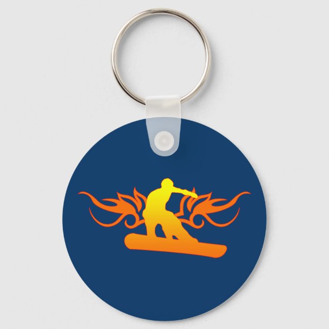 Snowboard. Stamm. Schlüsselanhänger (Vorderseite)