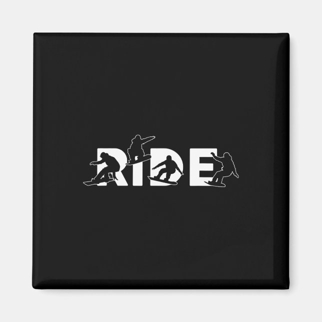 Snowboard Stuff Snowboarden Männer Frauen Kinder Magnet (Vorne)