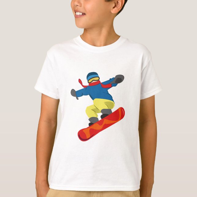 Snowboard T-Shirt (Vorderseite)