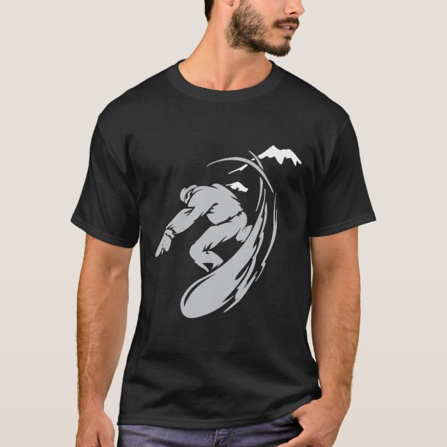 SNOWBOARD T-Shirt (Vorderseite)