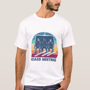 Snowboard-Treffen Snowboarden Urlaub Skifahren Boa T-Shirt