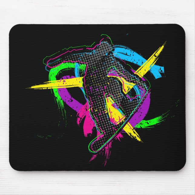 Snowboard-Trick Mousepad (Vorne)