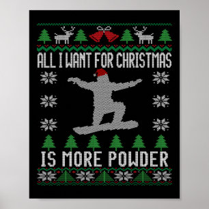 Snowboard Ugge Weihnachten Snowboarden Geschenk Sn Poster